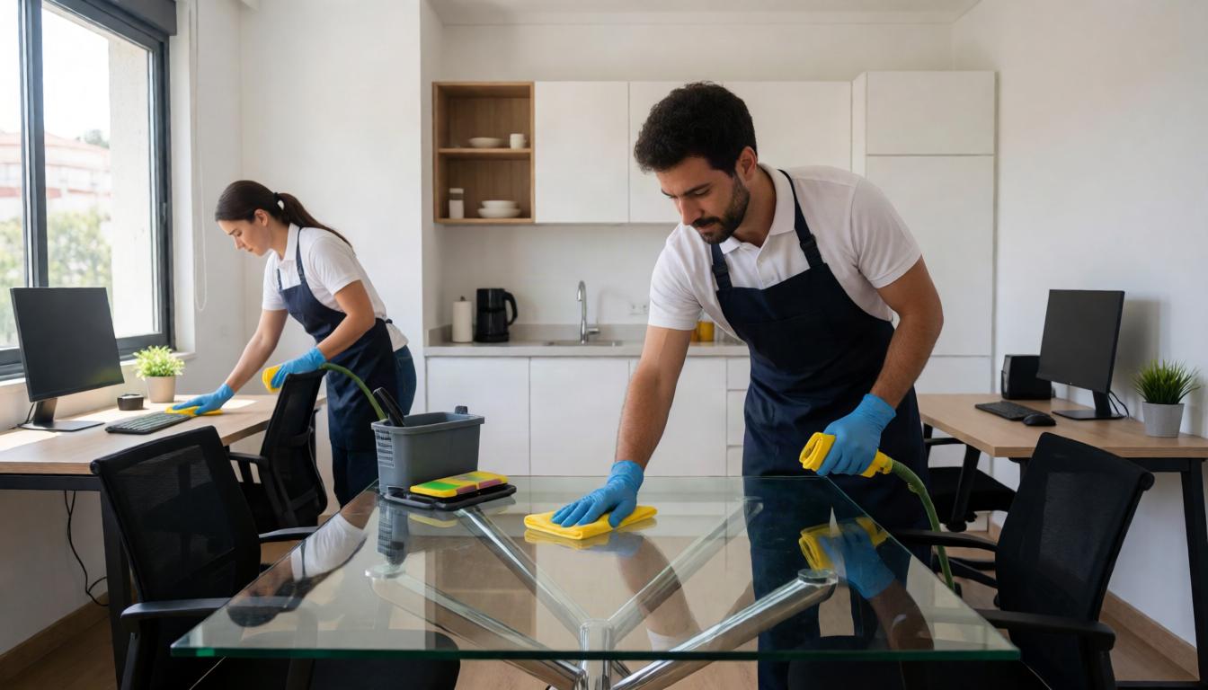 Limpeza prática para o seu espaço